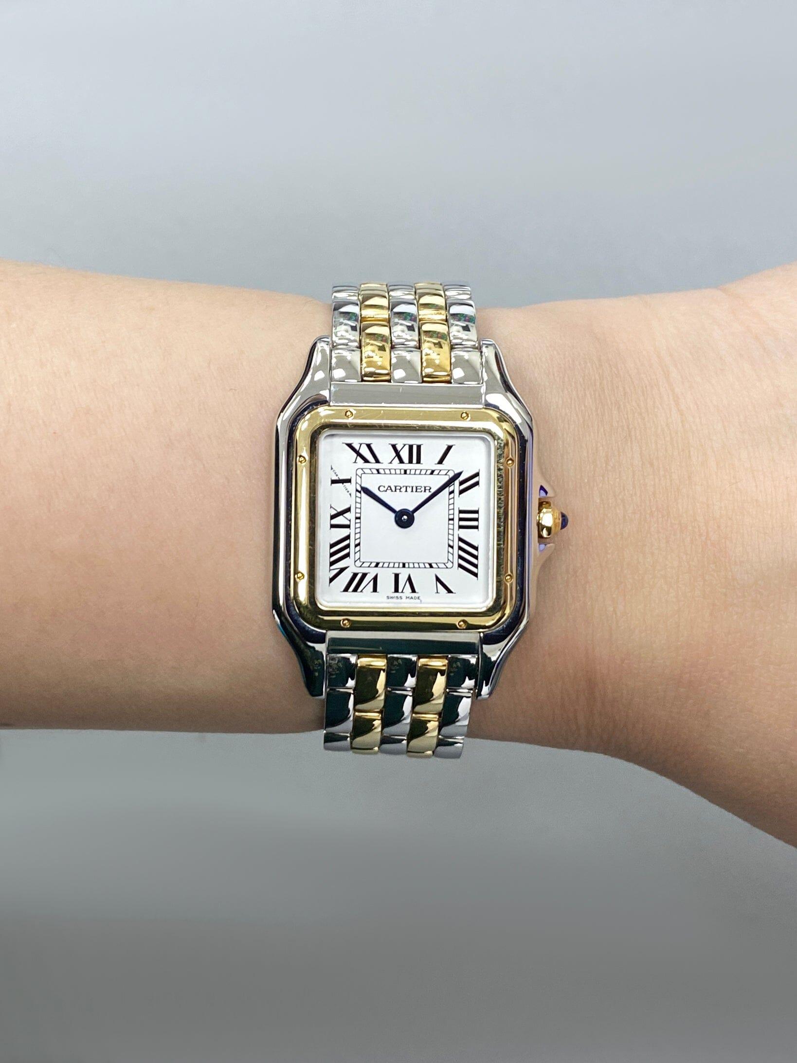 Cartier Panthere W2PN0007 Medium Two Tone Ladies Watch Box Papers For Sale 4