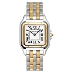Cartier Panthere W2PN0007 Orologio da donna medio bicolore Scatola Documenti