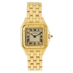 Cartier Panthere Watch 18K Yellow Gold Original Pouch