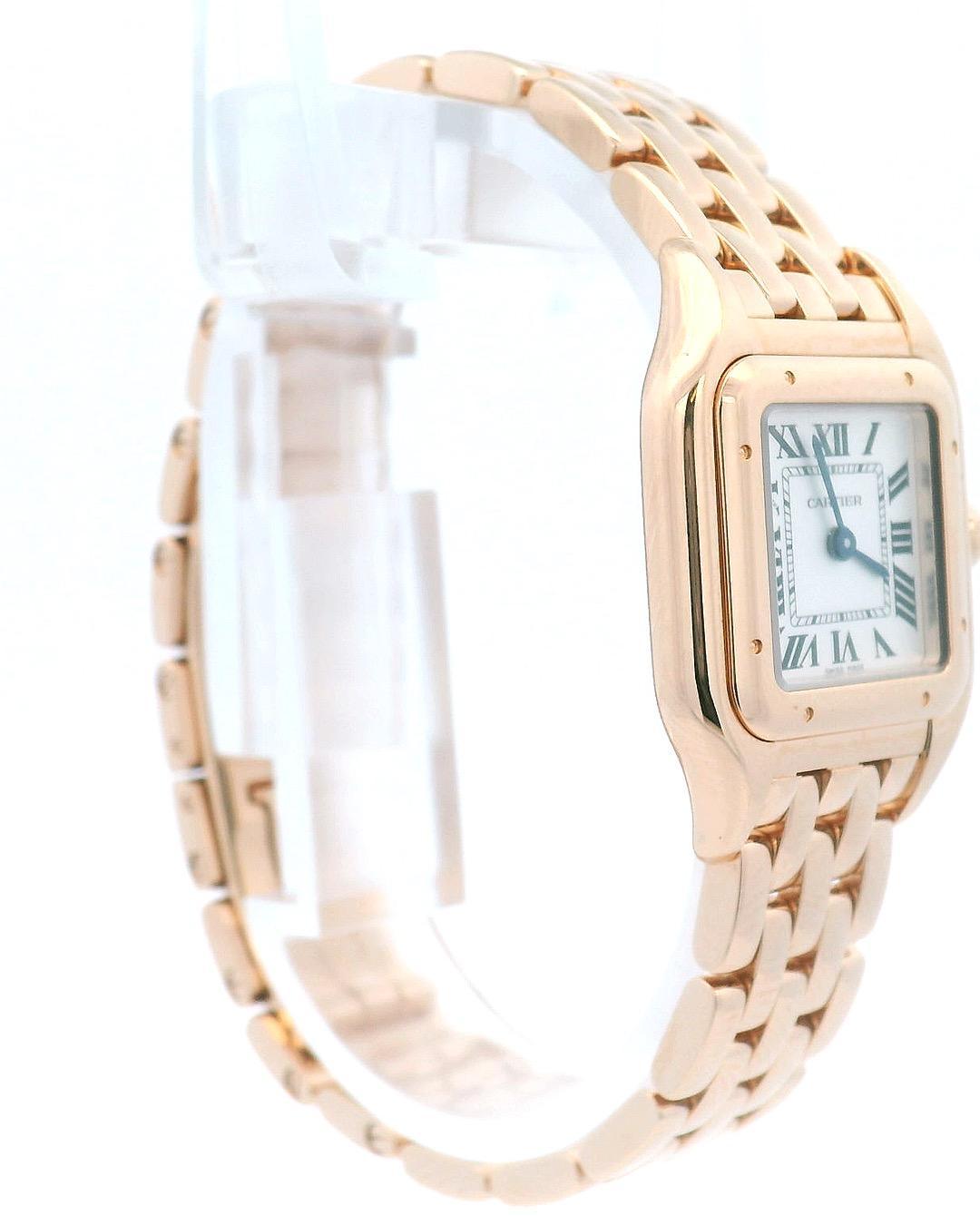 Cartier Panthere WGPN0040 18K Rose Gold W/Box In Excellent Condition In Great Neck Plaza, NY