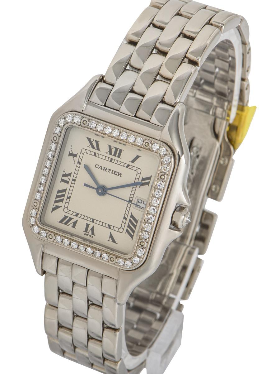 cartier panthere watch diamonds