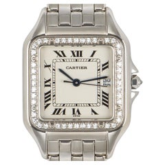 Orologio Cartier Panthere in oro bianco con diamanti incastonati
