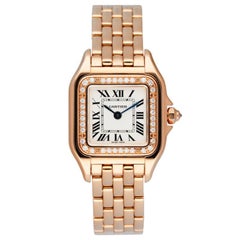 Cartier Panthere WJPN0008 Diamond 18K Rose Gold Ladies Watch Box/Papers