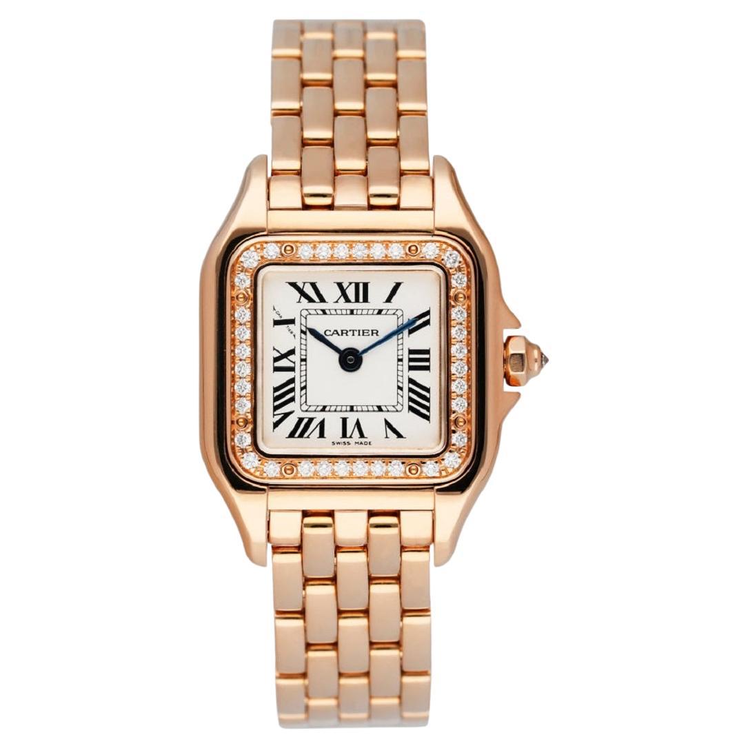 Cartier Panthere WJPN0008 Diamond Rose Gold Ladies Watch Box/Papers