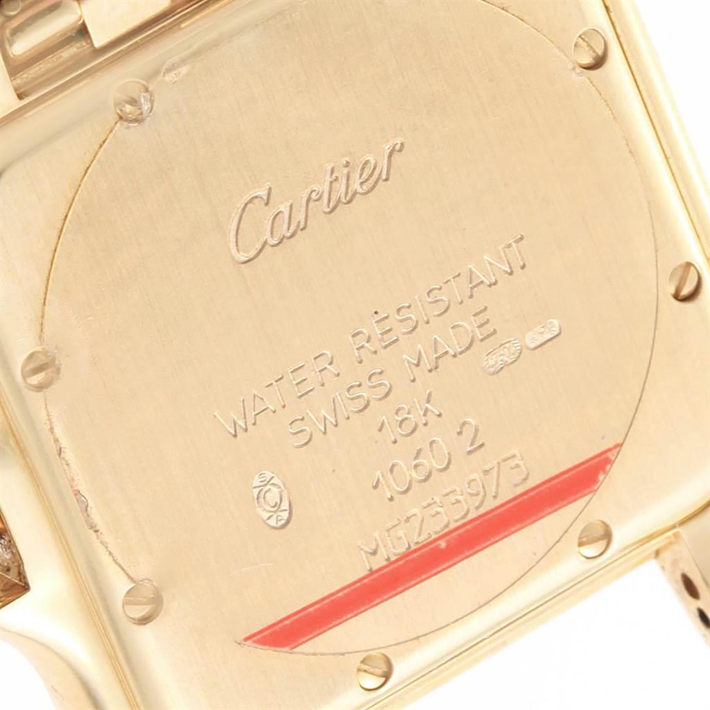 Women's or Men's Cartier Panthere XL Art Deco Yellow Gold Men’s Watch W25014B9 For Sale