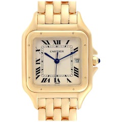 Cartier Panthere XL Blue Sapphire Yellow Gold Unisex Watch W25014B9