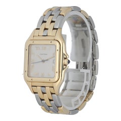 Cartier Panthere Yellow Gold 1060 2 Two Tone Large Watch
