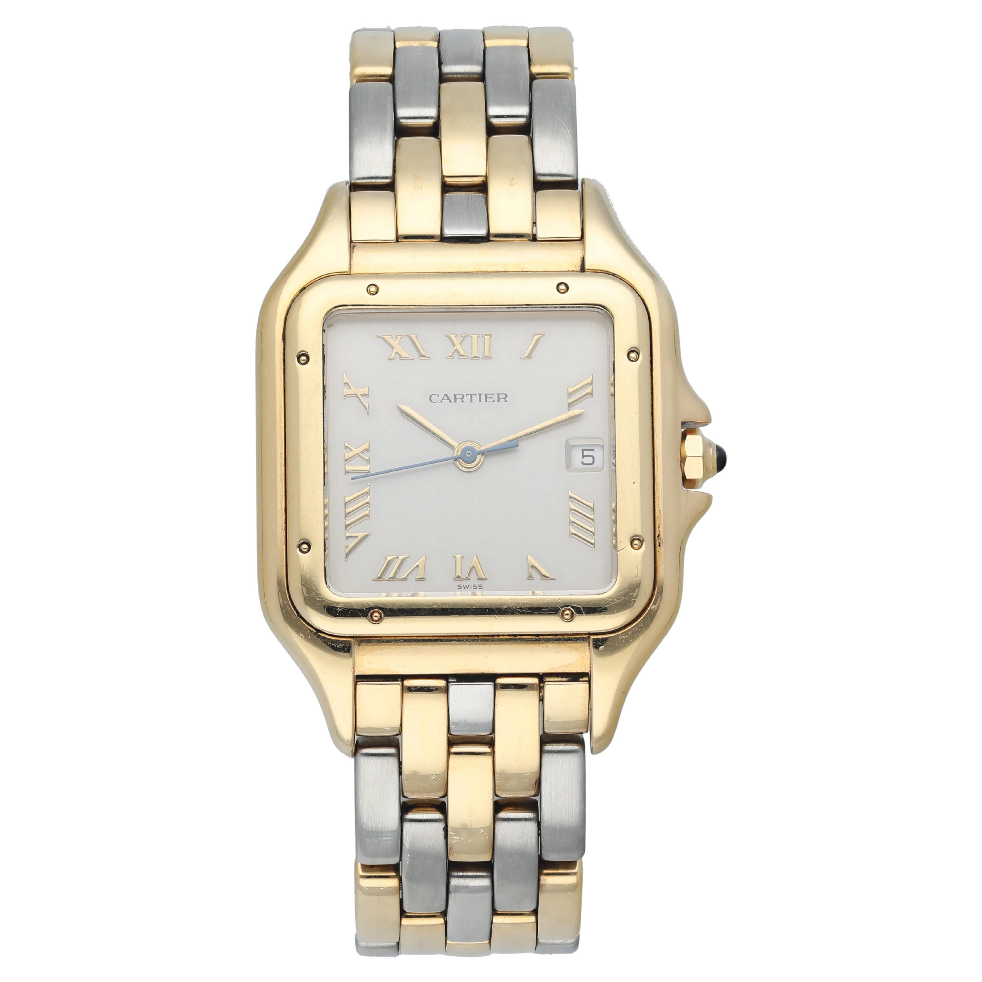 Cartier Panthere Yellow Gold 1060 2 Two Tone Large Watch