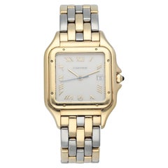 Cartier Panthere Yellow Gold 1060 2 Two Tone Large Watch