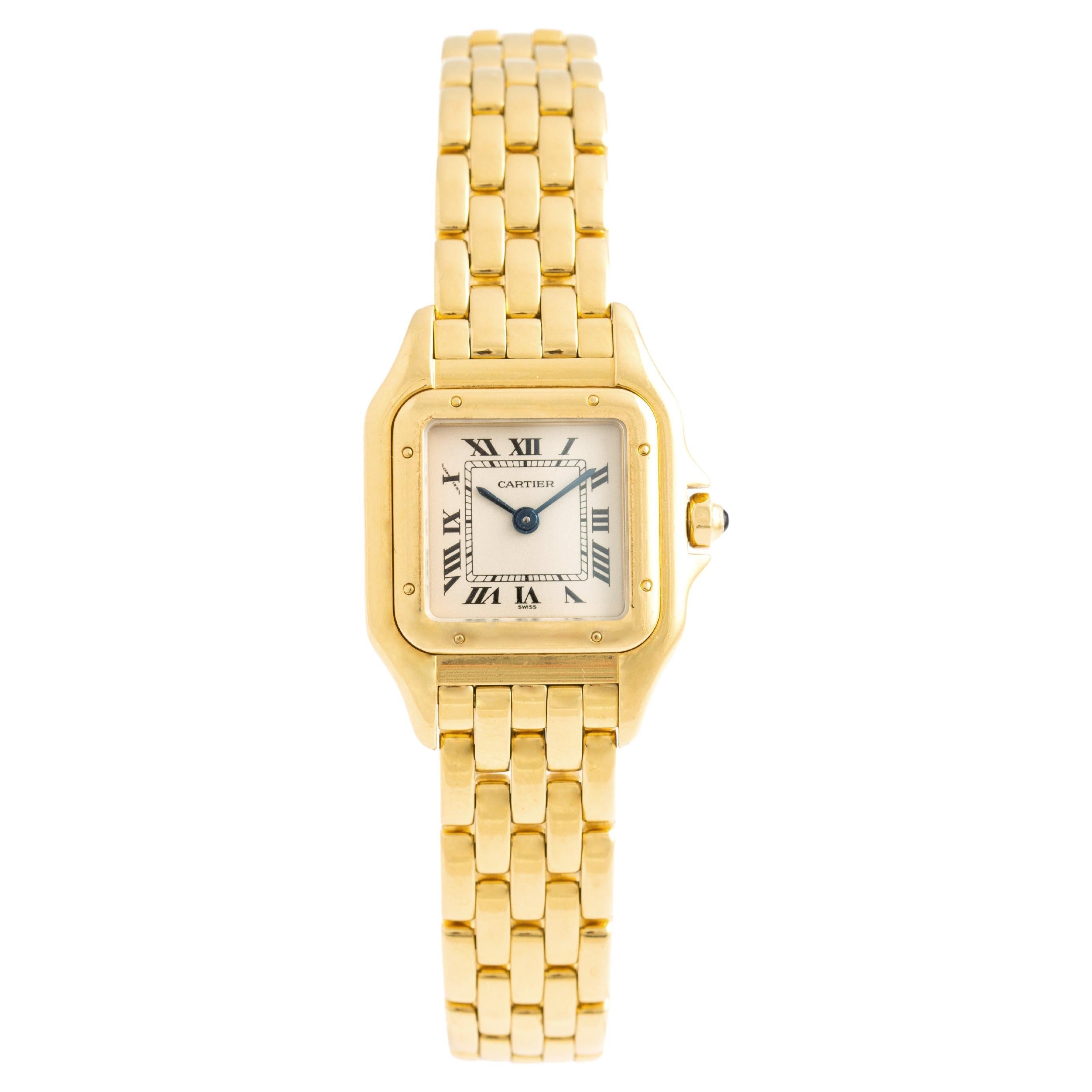 Cartier Panthere Yellow Gold 18k Wristwatch