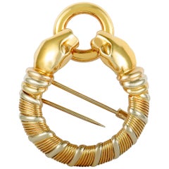 Cartier Panthère Yellow Gold Brooch