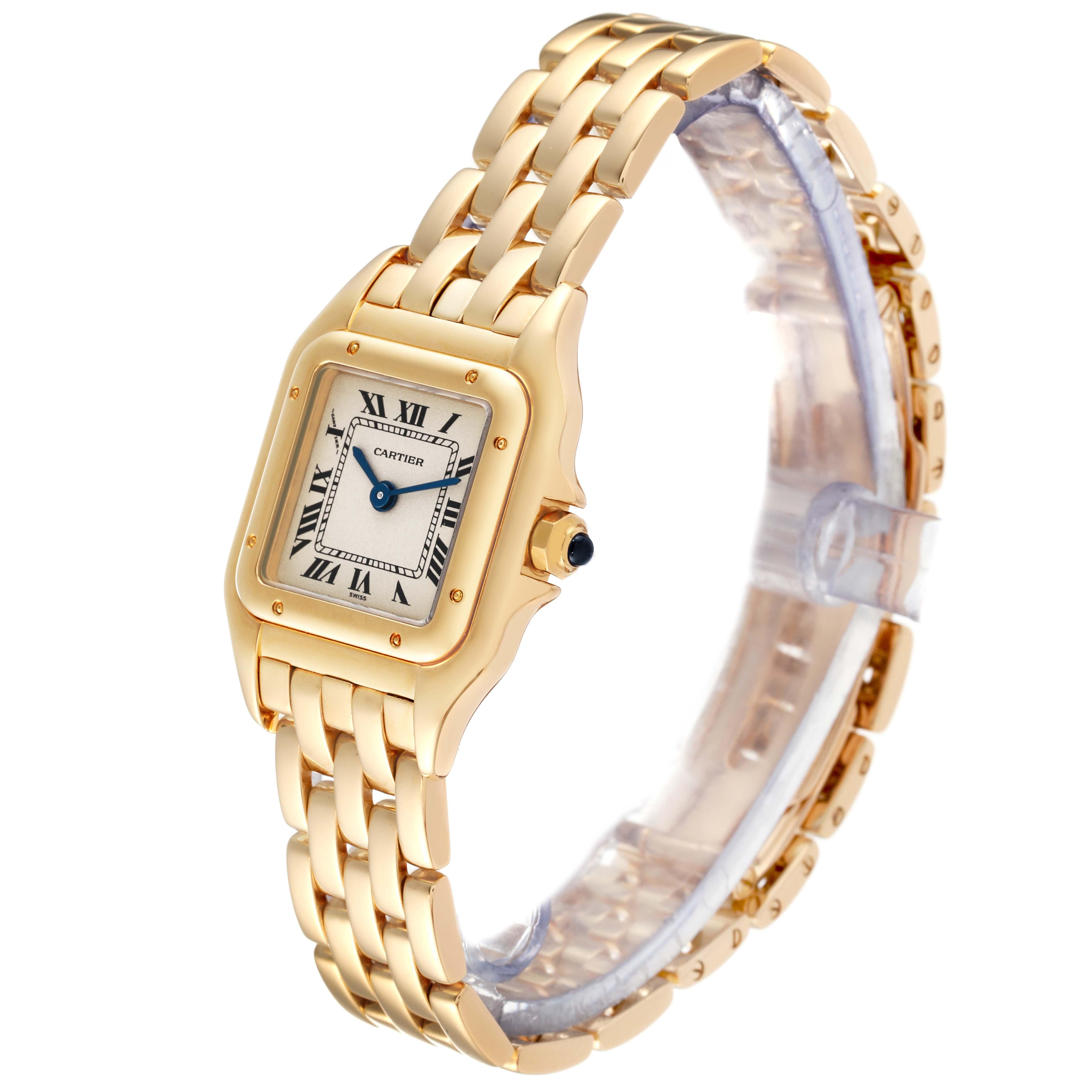 Women's Cartier Panthere Yellow Gold Ladies Watch 107000