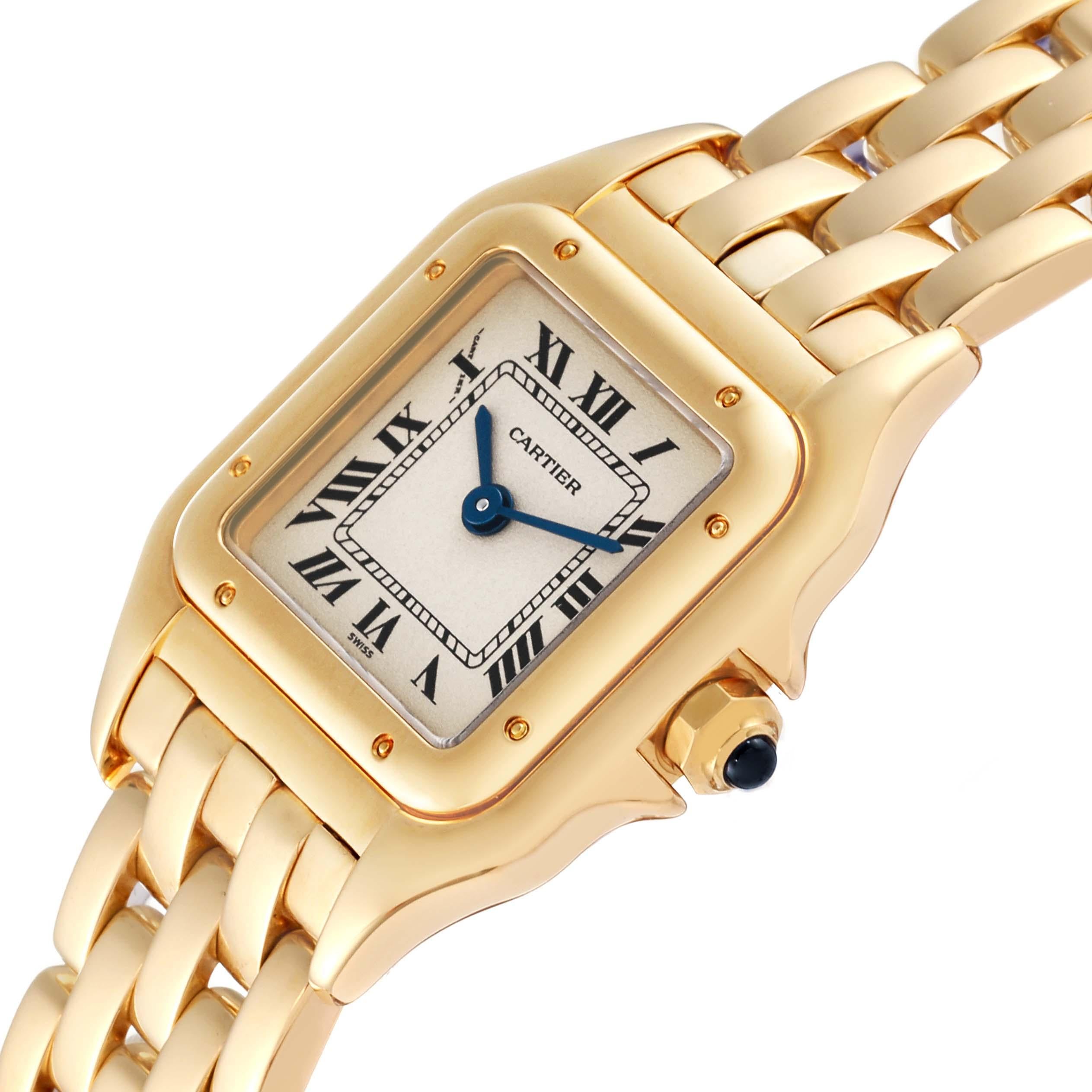 Cartier Panthere Yellow Gold Ladies Watch 107000 1