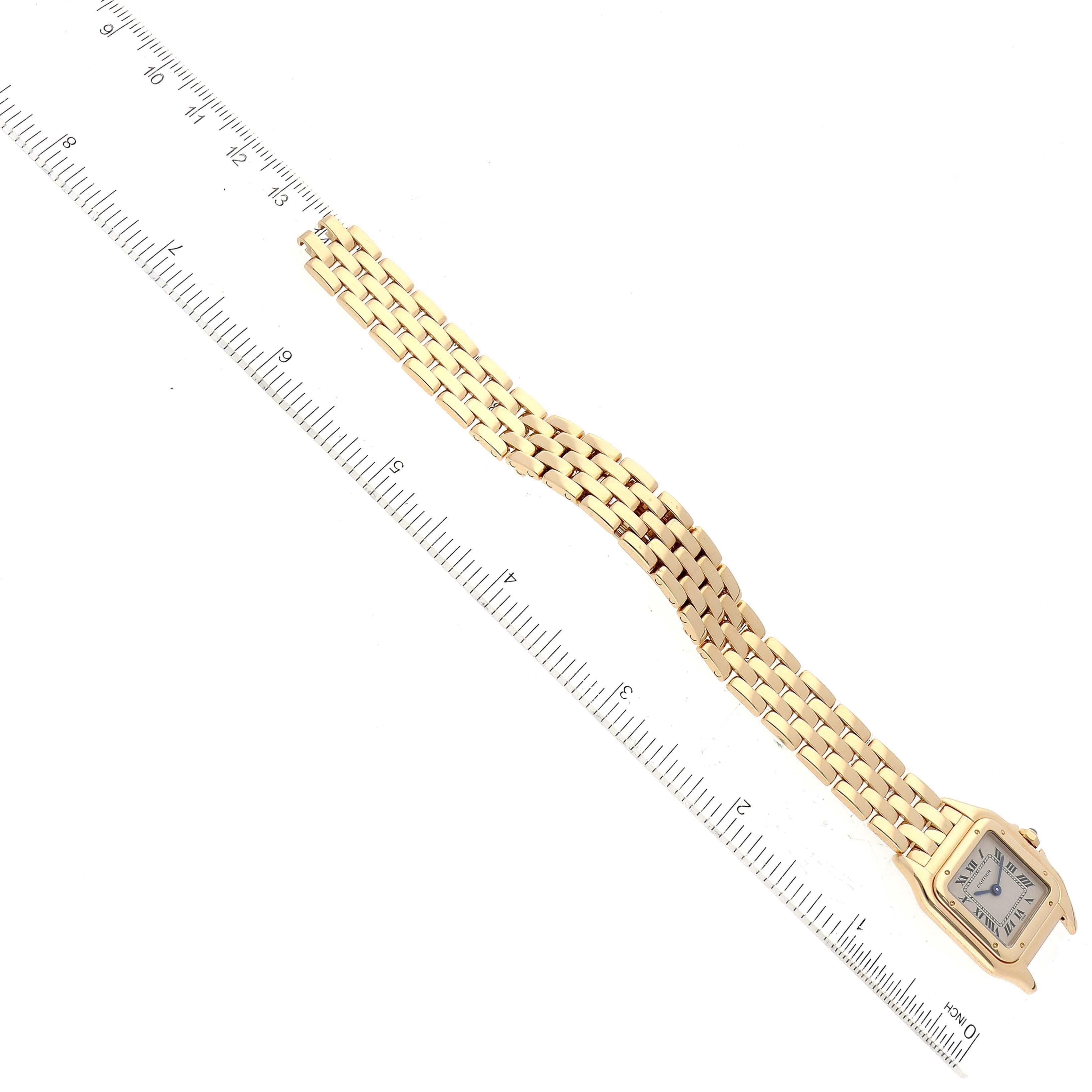 Cartier Panthere Yellow Gold Ladies Watch 107000 2