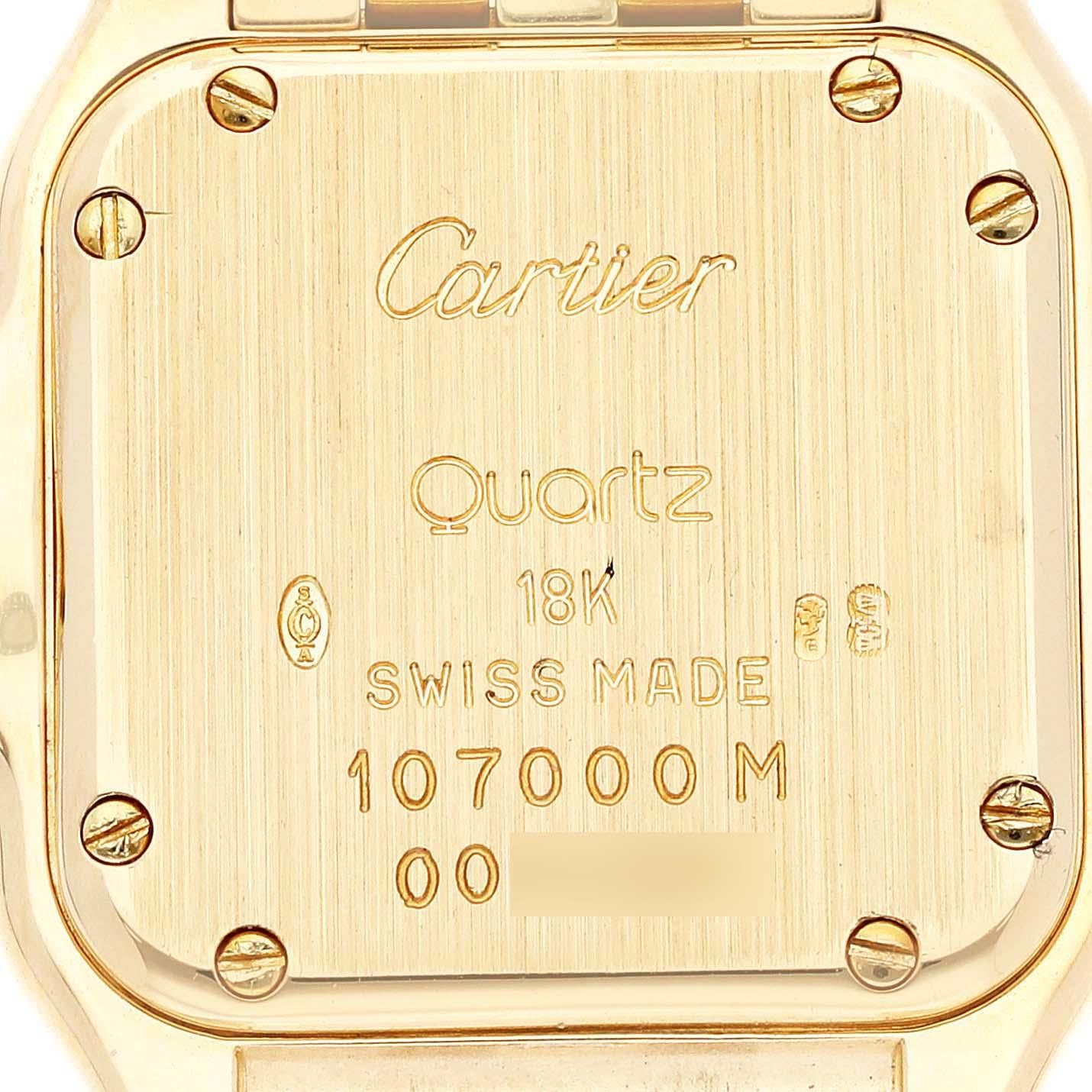 Cartier Panthere Yellow Gold Ladies Watch 107000 3