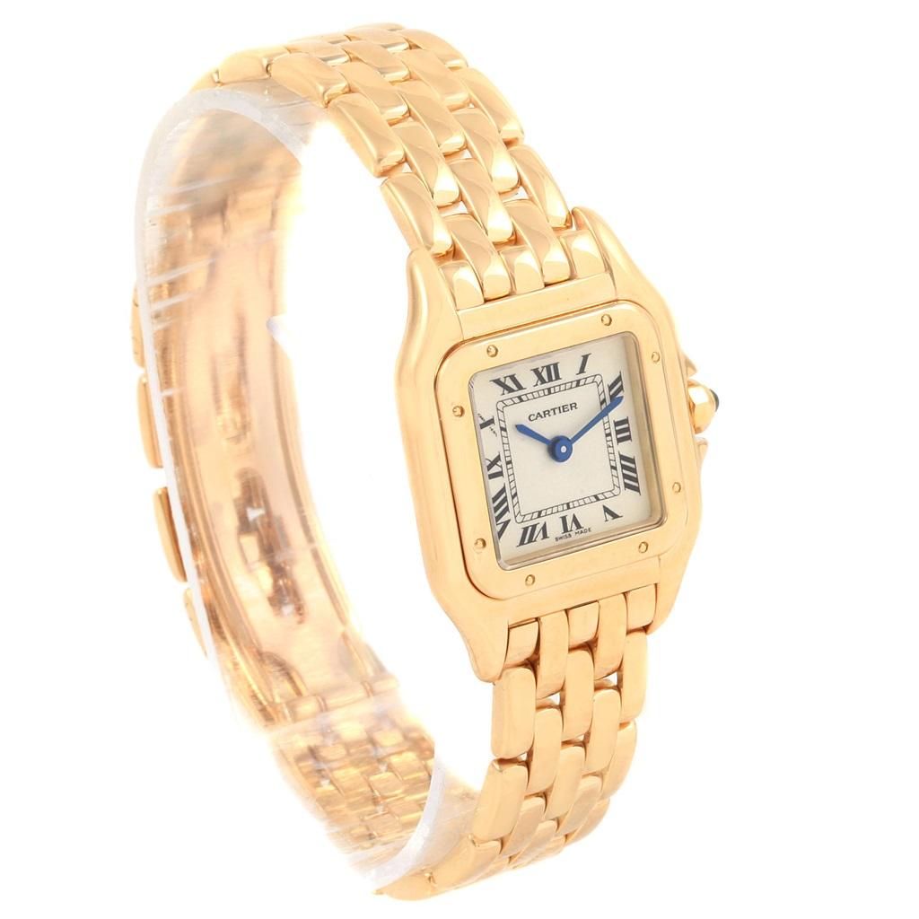 Women's Cartier Panthere Yellow Gold Small Quartz Ladies Watch W25022B9