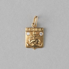 Cartier, Paris 18 Carat Gold Anchor and Dragon Charm