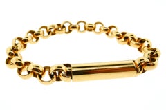Cartier Paris 18 Karat Yellow Gold ID Bracelet