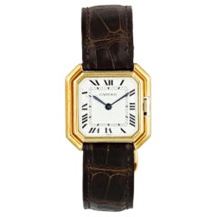 Cartier Paris 18 Karat Yellow Gold Vintage Ladies Watch