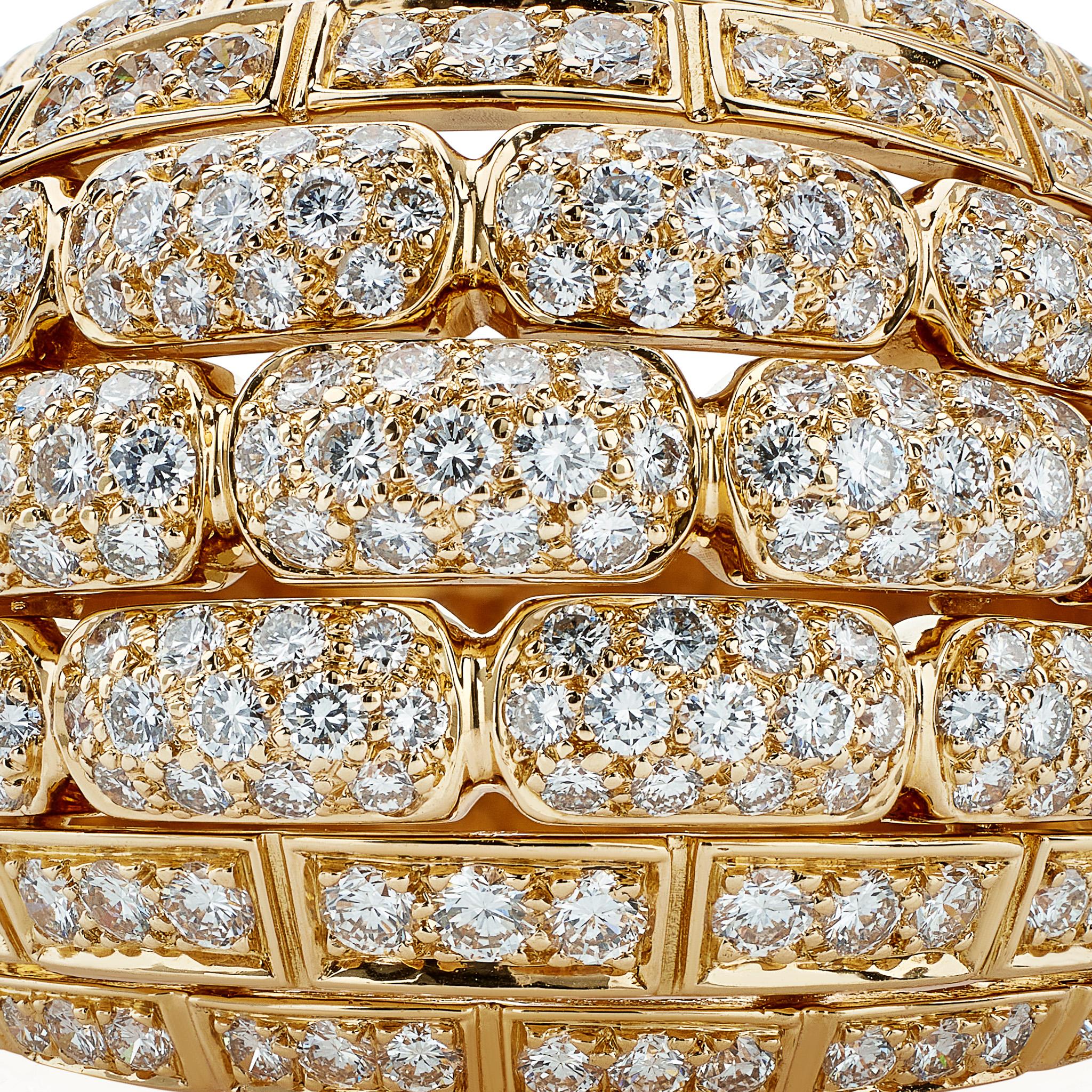 Brilliant Cut Cartier Paris 18K Gold and Diamond 