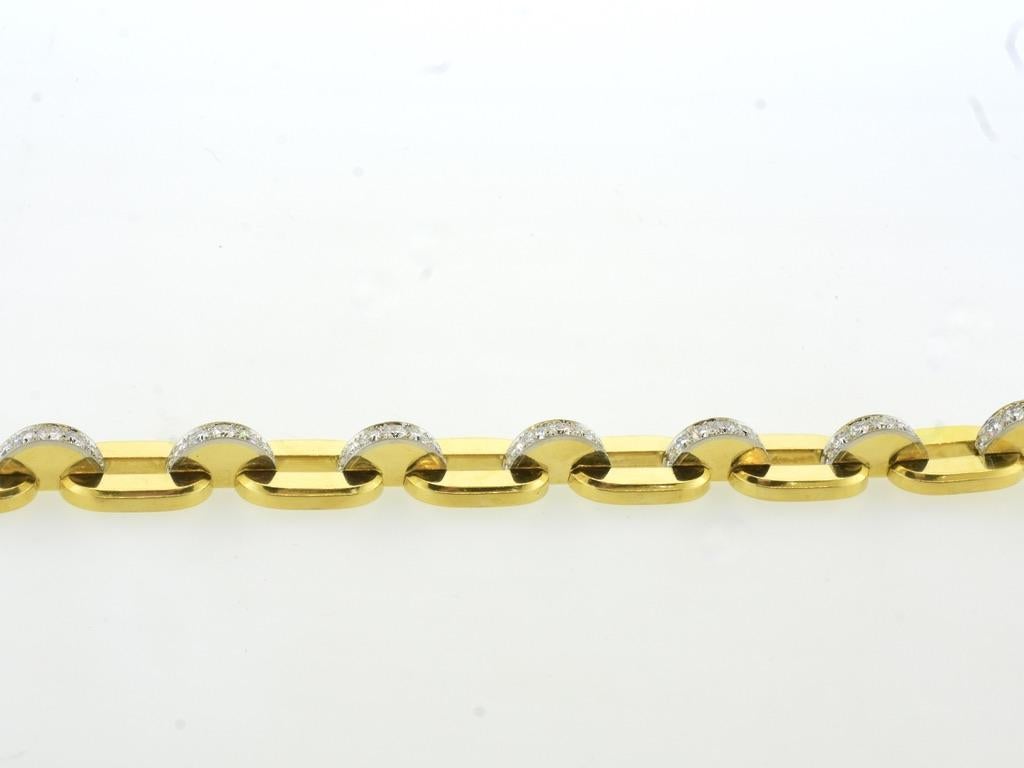 Cartier Paris 18K, Platinum and Diamond Bracelet, c. 1938. For Sale 4