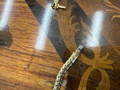 CARTIER PARIS 18k Yellow Gold, Diamond & Cabochon Ruby Necklace 1980s Vintage