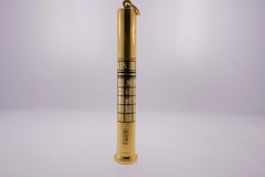 Cartier Paris 18 Karat Yellow Gold & Enamel Mechanical Calendar Pendant Vintage