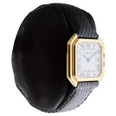 Cartier Paris 18Kt Solid Gold Ceinture Ladies Watch circa 1980's Hallmarked