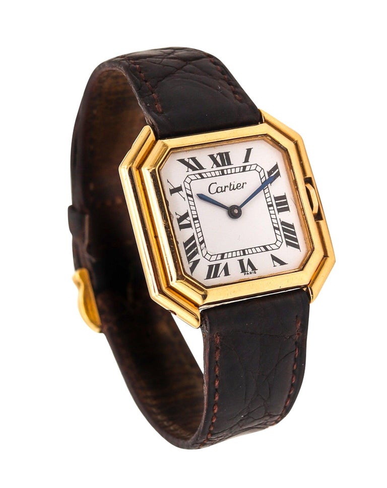 CARTIER Paris 1970 Orologio da polso automatico Large Ceinture in