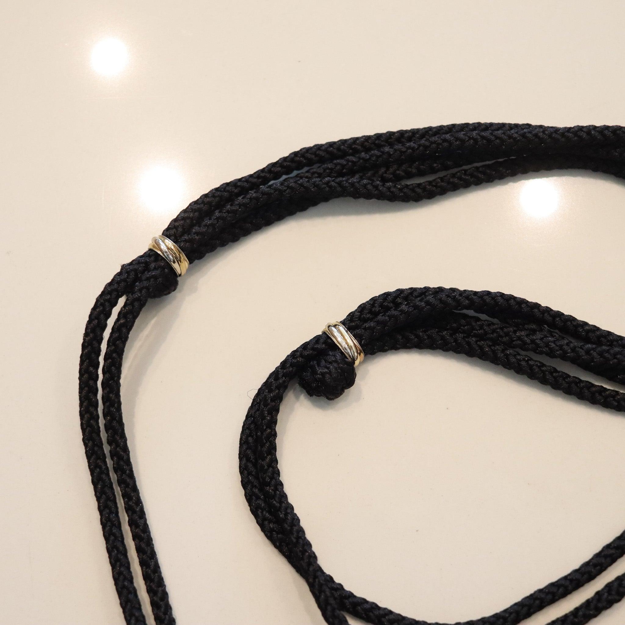 Cartier Paris 1970 Select Trinity Portafoglio in seta Mughal e oro 18 carati In condizioni ottime in vendita a Miami, FL