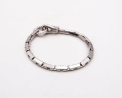 CARTIER Paris Agraph Buckle Bracelet In 18Kt Gold With 1.75 Cwt In VVS Diamonds