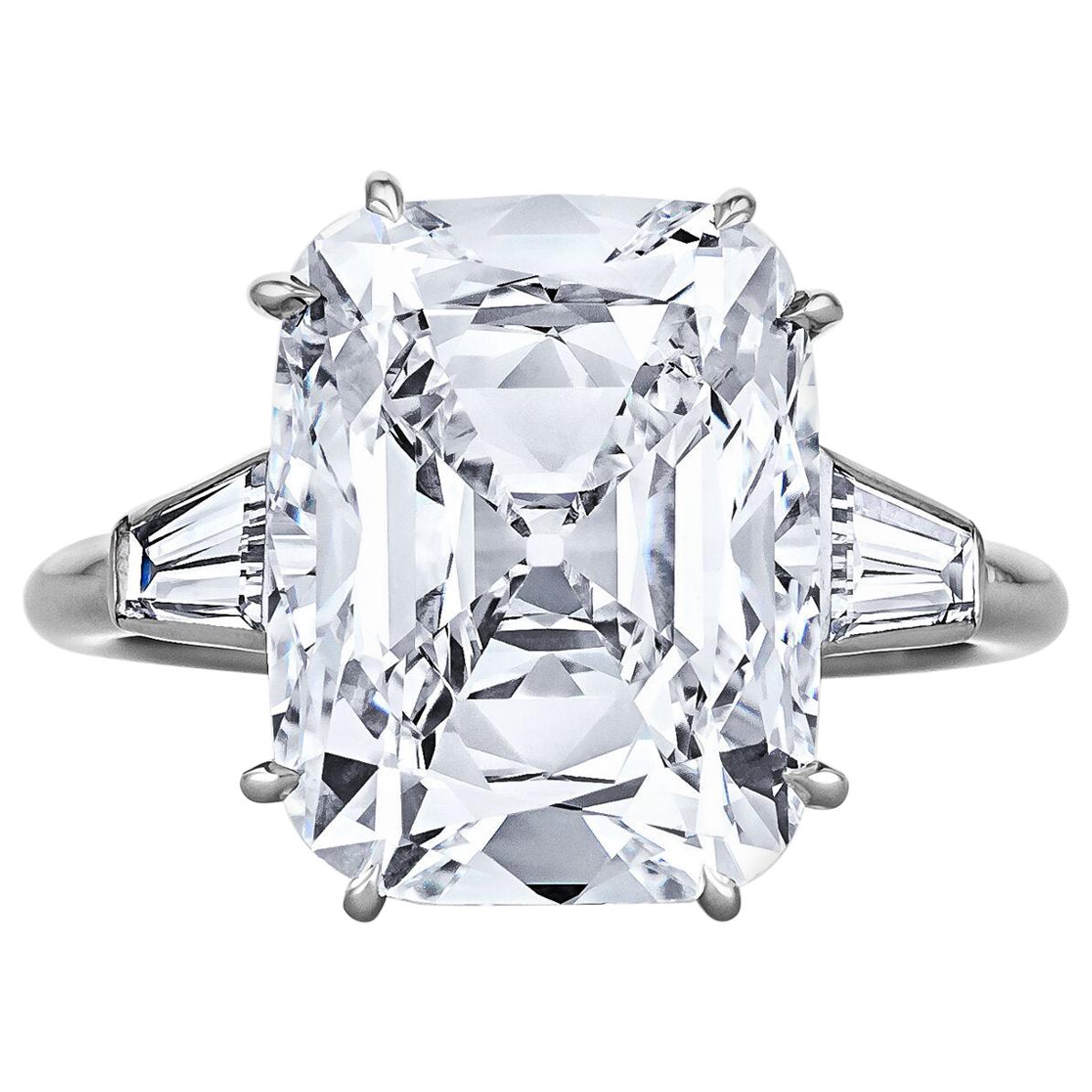 Cartier Paris Art Deco 7.17 Carat Cushion Cut Diamond Platinum Engagement  Ring at 1stDibs | cartier engagement rings, cartier cushion cut, cartier  ring