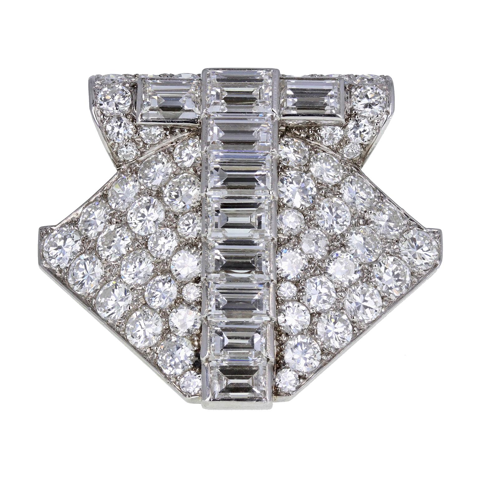 Cartier Paris Art Deco Platinum Diamond 