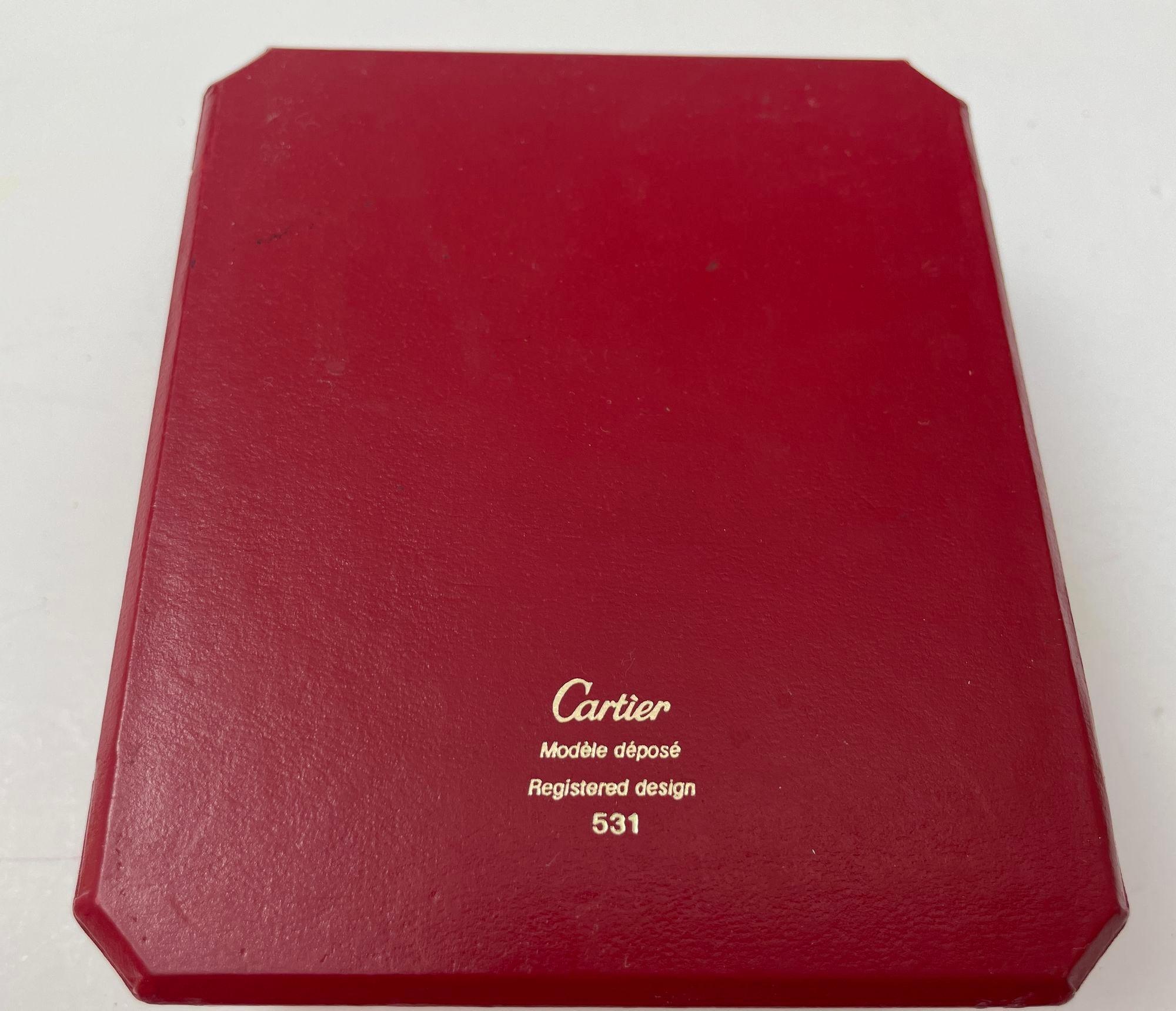 Cartier Paris Art Deco Orologio da tavolo da viaggio placcato oro 24 carati in vendita 8