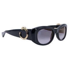 Cartier Paris Black CT0472S Panthère de Cartier Sunglasses 140 mm