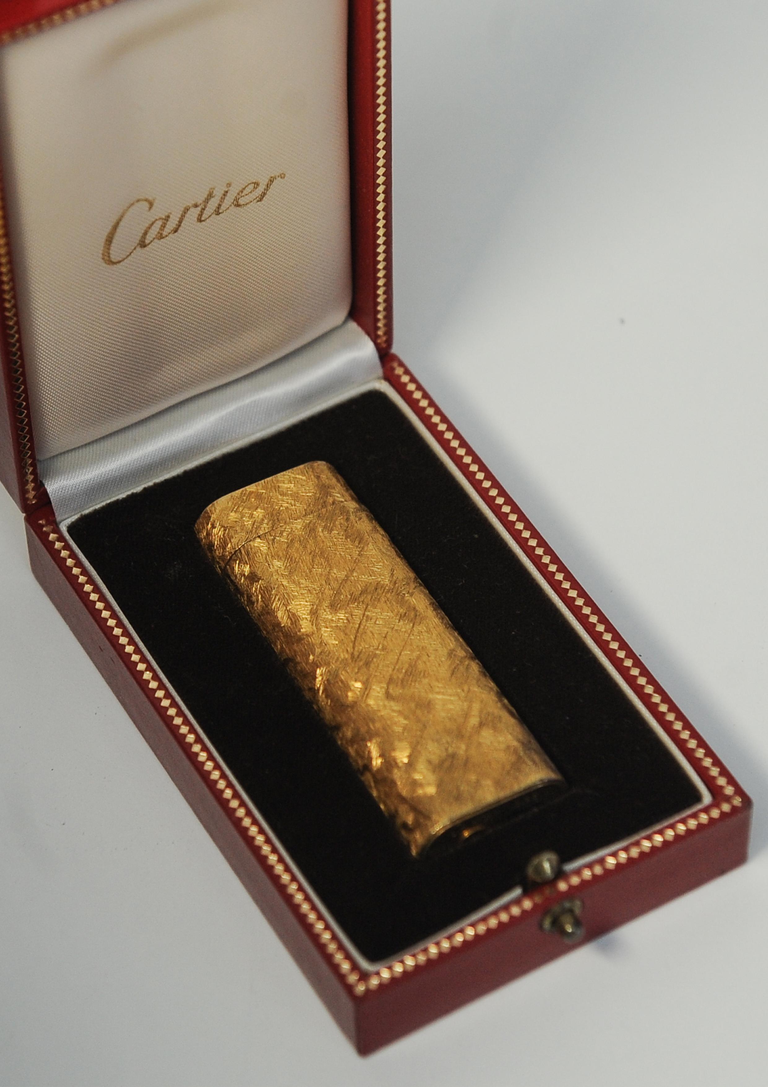 old cartier lighter