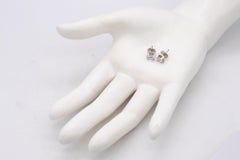 Cartier Paris C de Cartier Earrings Studs 18Kt Gold 1.00 Cts E VS 1 Diamonds GIA