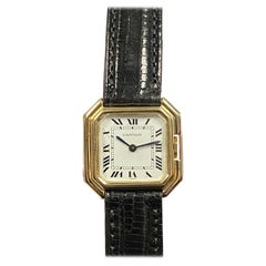 Cartier Paris Centure Vintage Mid Size Yellow Gold Mechanical Wrist Watch