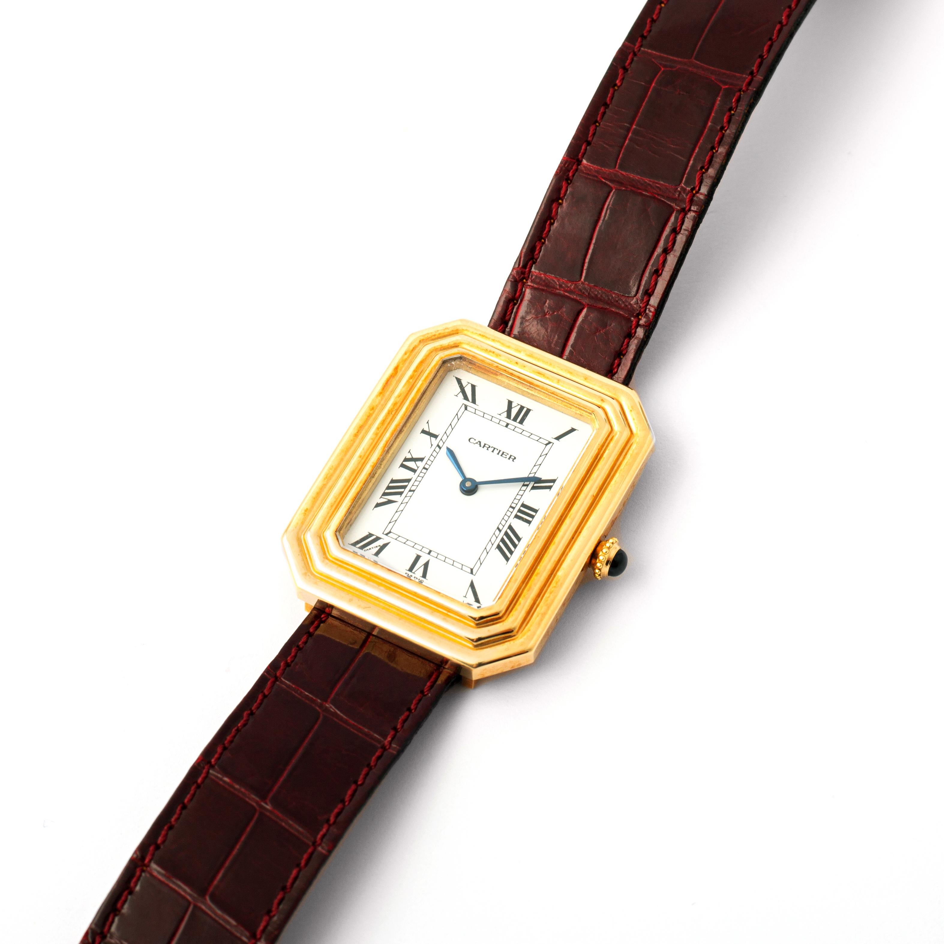 Cartier Paris Cristallor 18K Gold Wristwatch