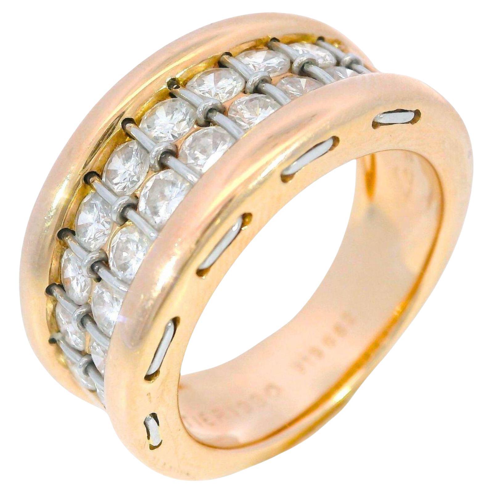Anillo Cartier Paris Diamante Oro Rosa 18K Talla 6