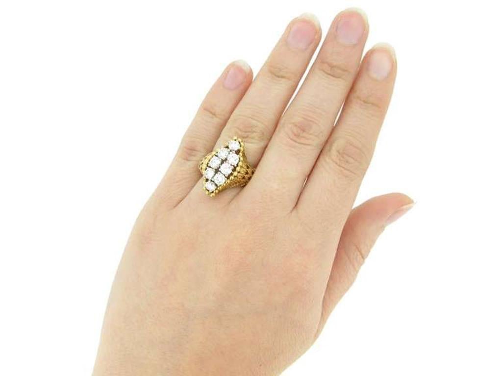 Cartier Paris Diamond Dress Ring For Sale 2