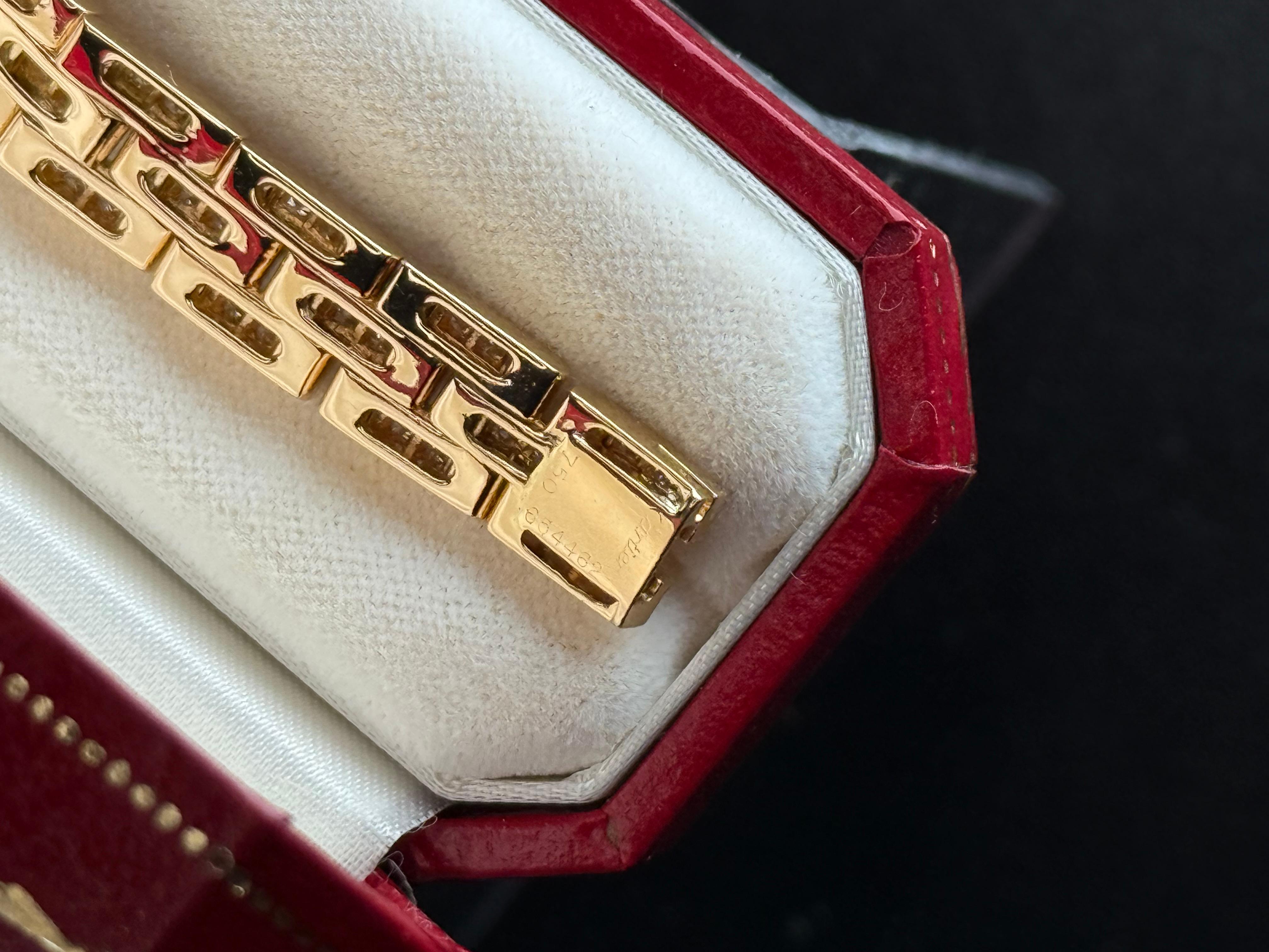 Bracelet panthère à diamants de Cartier Paris en vente 2