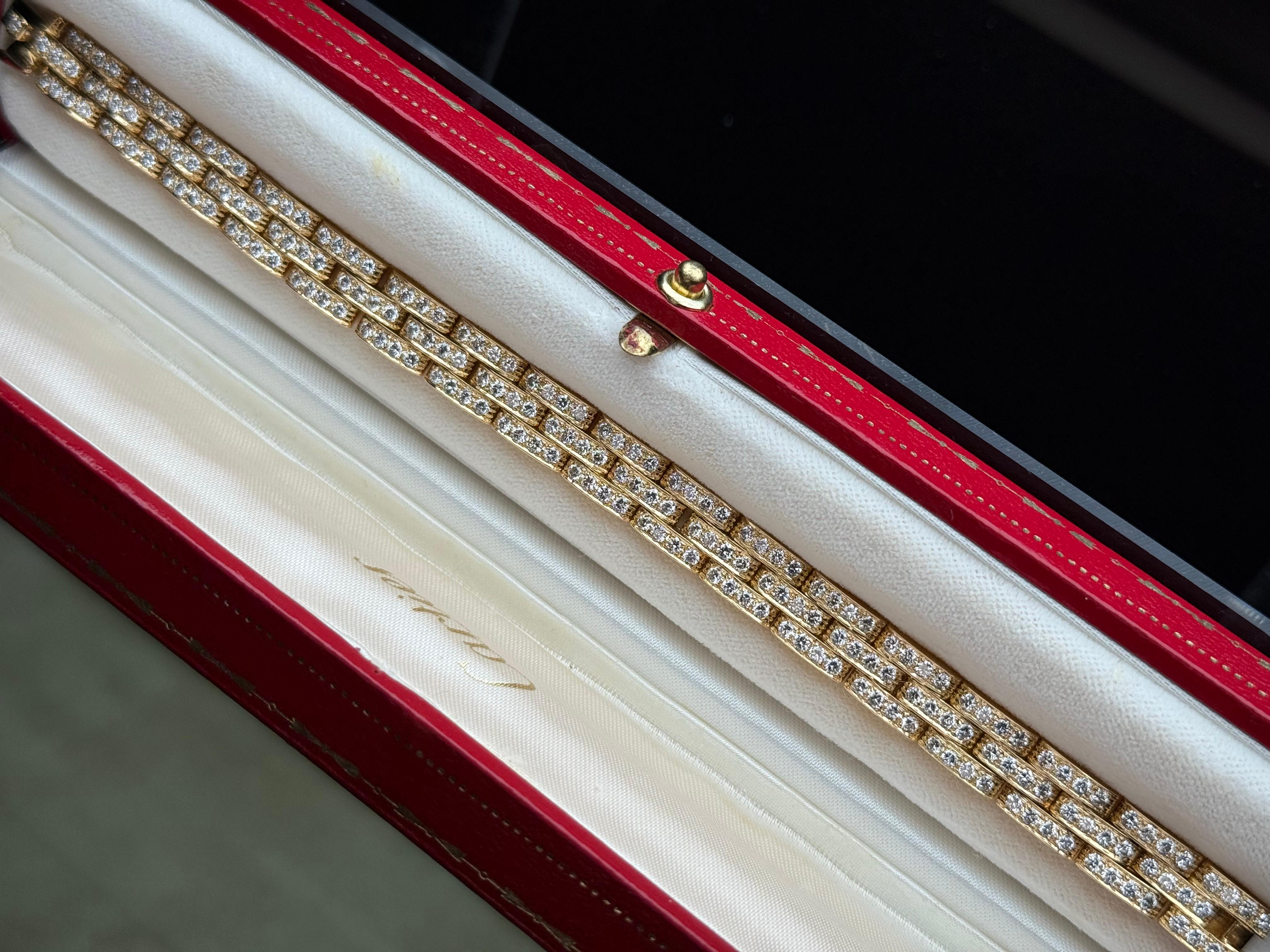 Bracelet panthère à diamants de Cartier Paris en vente 3