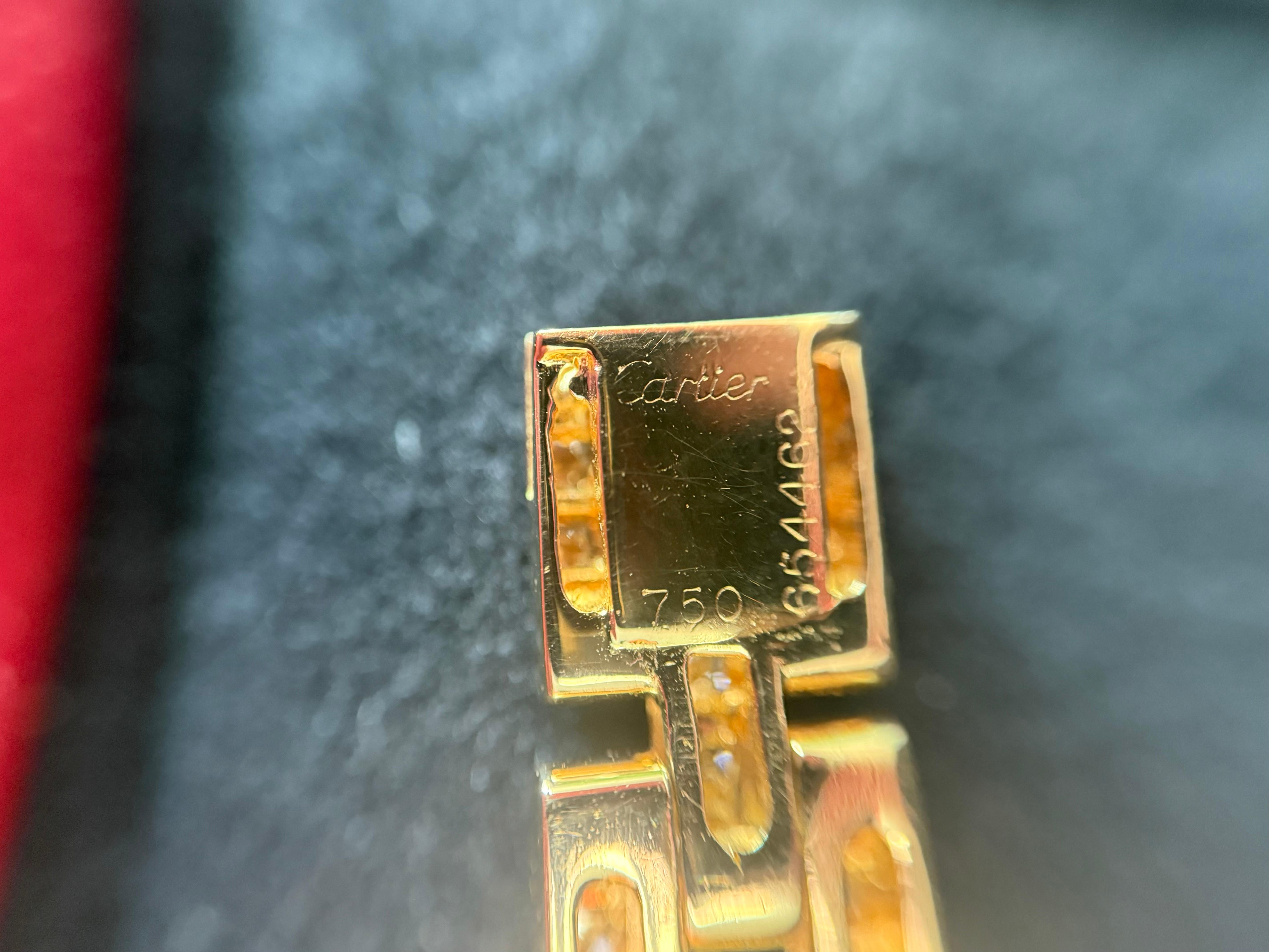 Bracelet panthère à diamants de Cartier Paris en vente 4