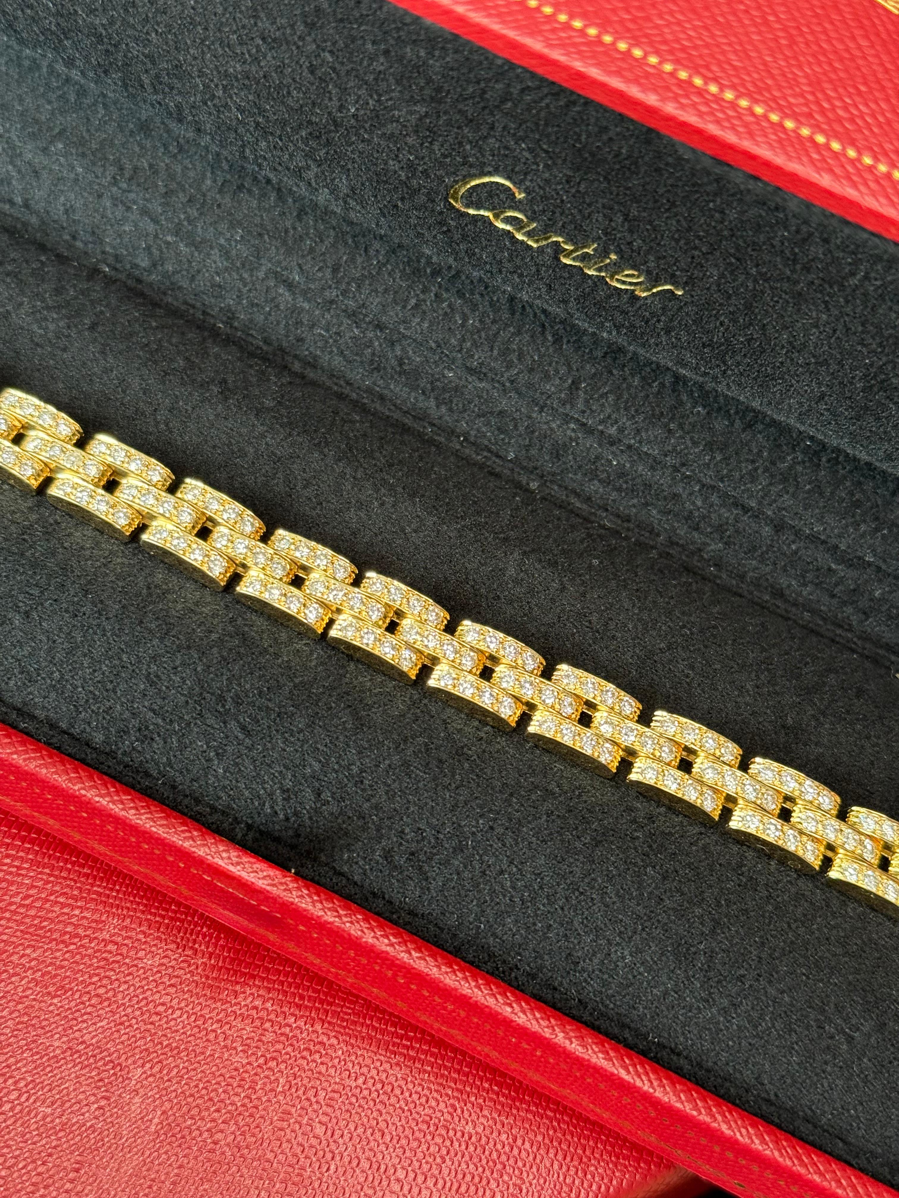 Bracelet panthère à diamants de Cartier Paris