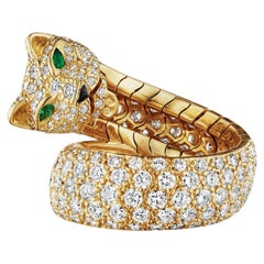 Cartier Paris Diamond "Panthère Lakarda" Ring