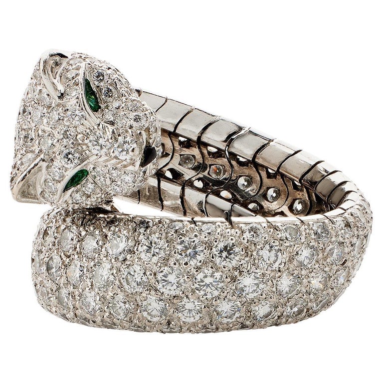 Ring Bague Cartier Panthere Diamant Prix Cartier High Jewelry Ring