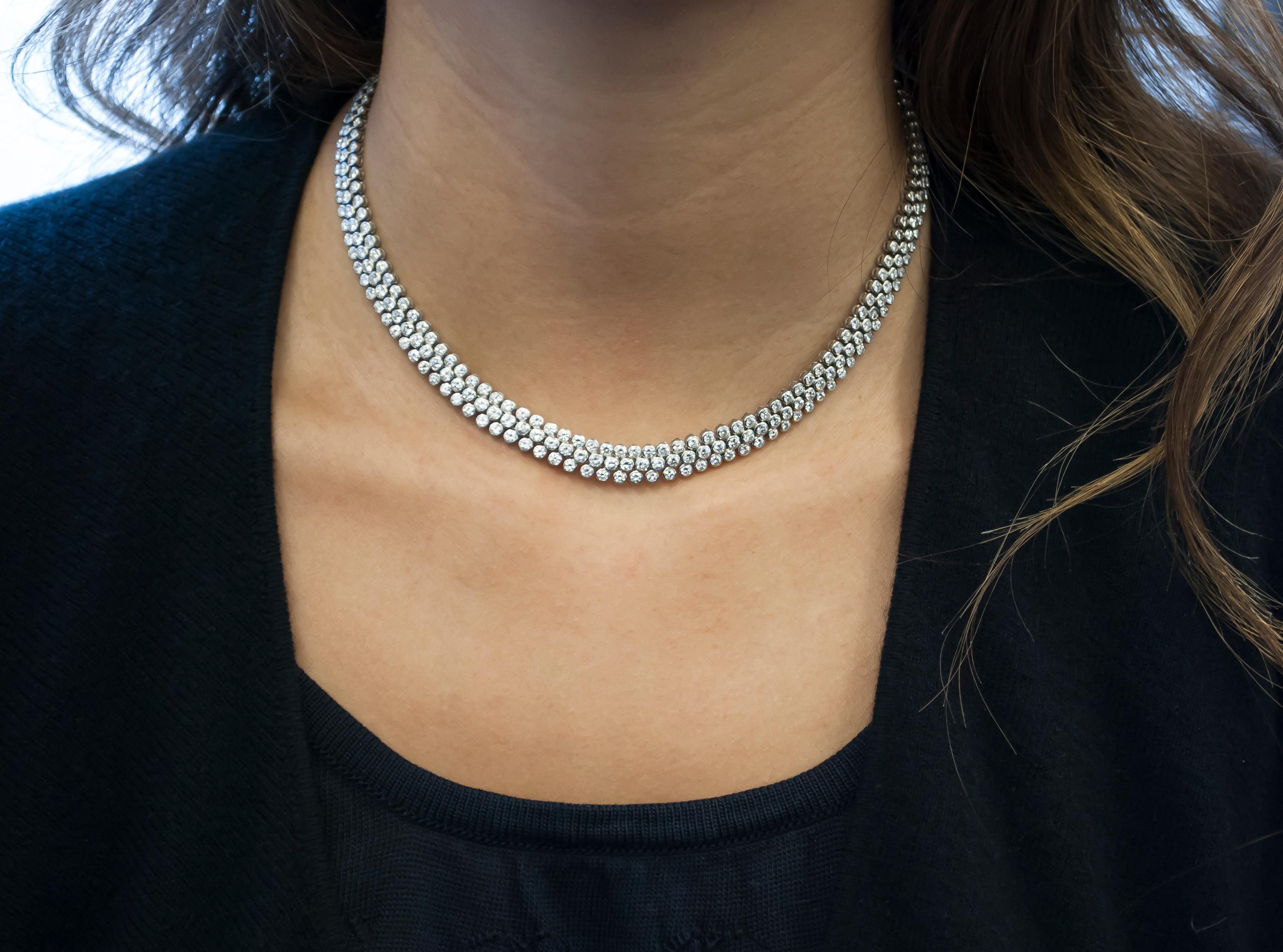 cartier platinum necklace