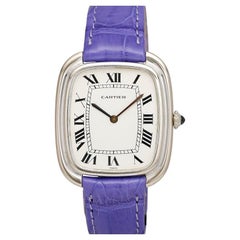 Cartier Paris Ellipse 18k White Gold, circa 1970s