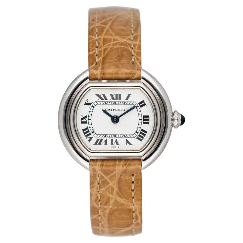 Cartier Paris Rivoli Ladies Quartz Yellow Gold Watch at 1stDibs ...